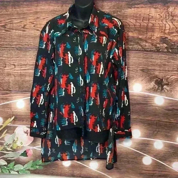 Designer Walter baker Long sleeve top size Medium - Picture 1 of 7